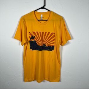 Bella Canvas Yellow Graphic Tee